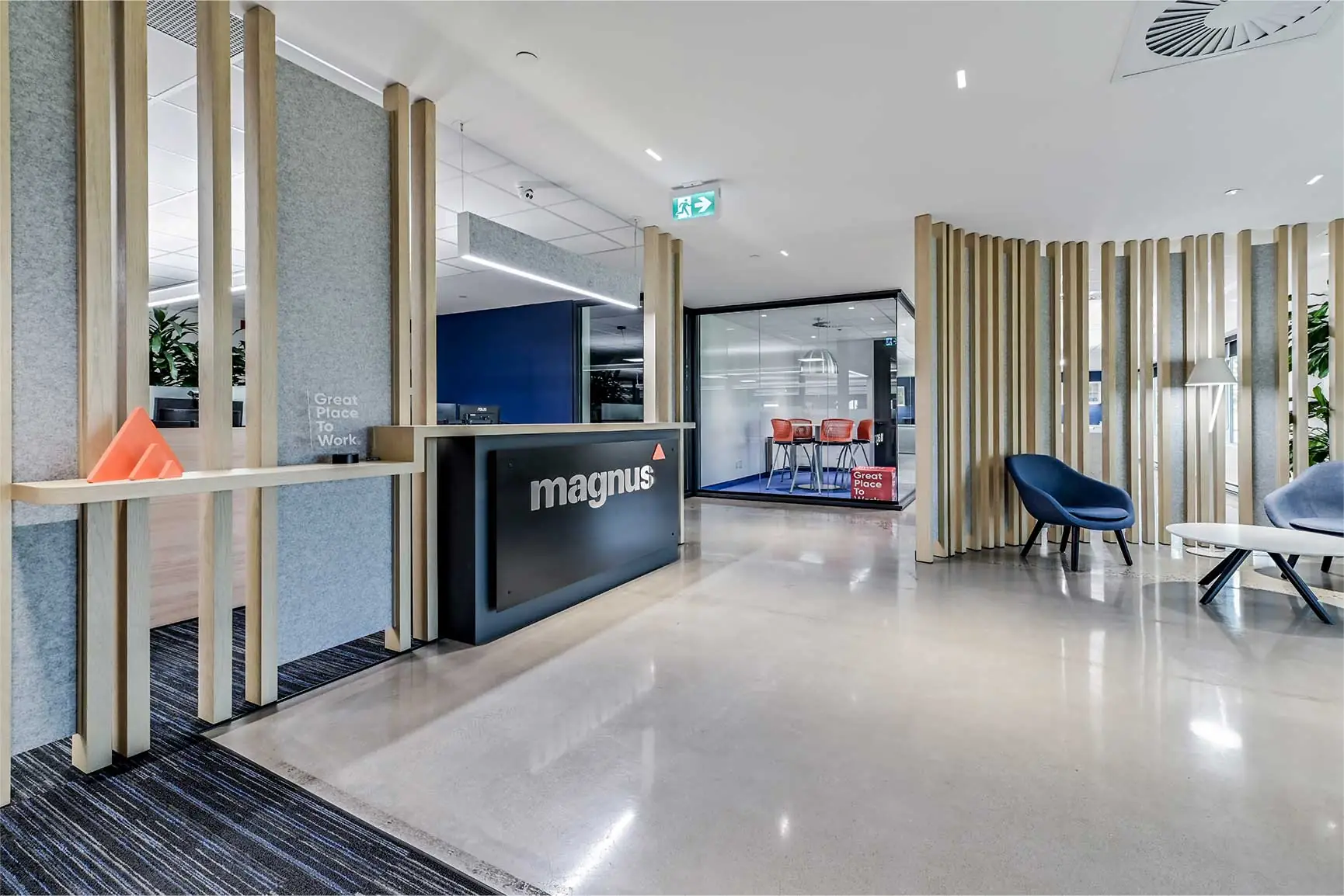 ebenisterie architecturale commerciale bureaux magnus rive-sud montreal